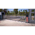 Factory Direct Sales Automatic Stainless Steel Luxury Retractable Folding Gate for Courtyard